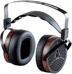 img 1 attached to 🎧 Monolith M1060 Over Ear Planar Magnetic Headphones - Black/Wood: 106mm Driver, Open Back Design, Studio Comfort Ear Pads