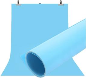 img 4 attached to 📸 Selens 100X200CM 40X80INCH Blue Matte PVC Photography Backdrop: High Quality Background for Perfect Shots