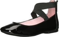 nina girls marissa black little girls' shoes logo