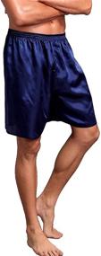 img 3 attached to 🩲 Comfortable Men's Boxer Shorts Sleepwear: Perfect Pajama Underwear for Sleep & Lounge