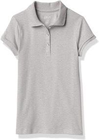 img 3 attached to 👚 White Girls' Chaps Shirt - Uniform Top for Girls' Clothing, Tops, Tees, and Blouses