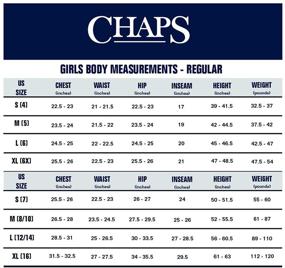 img 1 attached to 👚 White Girls' Chaps Shirt - Uniform Top for Girls' Clothing, Tops, Tees, and Blouses