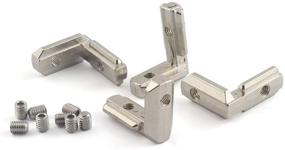 img 4 attached to 🔩 Industrial Hardware: PZRT Aluminum L Shape Bracket for Interior Applications