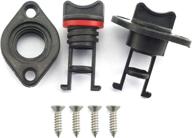 🛠️ nylon drain plug set: essential thread bung & screw kit for canoe, kayak, and boat drain plugs - hj garden 2 sets логотип