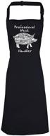 apron funny aprons handler grilling logo