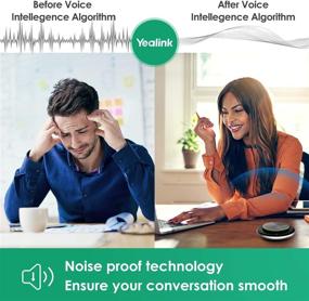 img 1 attached to Yealink Bluetooth Speakerphone Conference Microphone Teams-Certified CP700 CP900 Enhanced Noise Reduction Algorithm Home Office 360° Voice Pickup (Teams Optimized