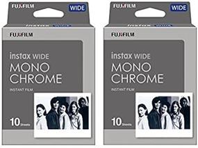 img 1 attached to 📸 Fujifilm Instant Film 2-Pack Bundle Set: Instax Wide Monochrome WW 1 - 20 Shots for Instax Wide 300 Camera (2-Pack) - Import from Japan