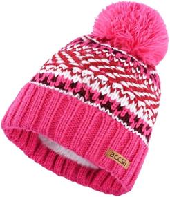 img 4 attached to Cozy Knitted Winter Beanie: Must-Have Boys' Accessories from Accsa