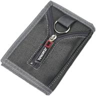 jeminal trifold fashion students leisure men's accessories: a trendy and practical must-have for style-savvy men logo