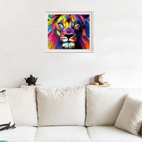 img 3 attached to DIY 5D Diamond Painting Kit - Lion Animal Resin Cross Stitch - Crystals Embroidery - Home Decor Craft