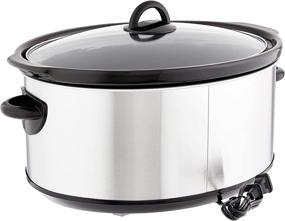 img 2 attached to Crock-Pot 8 Quart Stainless Steel Slow Cooker with 16 Oz Little Dipper Food Warmer