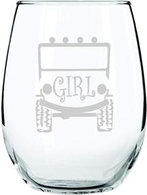 img 1 attached to Trucker Girls Unite with STEMLESS WINE GLASS: Off Road Bliss for Women and Girls! Ideal for Offroaders, Rock Climbers, or Mall Crawlers! Perfect for Birthday or Anniversary Celebrations - 15 Ounce