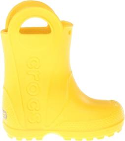 img 1 attached to 👞 Crocs Unisex Kids' Handle Boots: Stylish and Practical Little Boys' Shoes for Outdoor Adventures