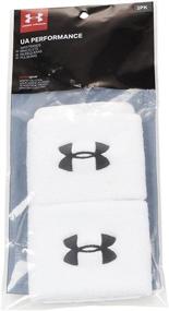 img 2 attached to 🏋️ Under Armour Men's 3-inch Performance Wristband Set of 2