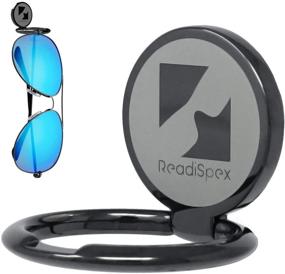 img 4 attached to 🕶️ ReadiSpex Eyeglasses and Sunglass Holder: Secure Metal-Alloy Car Dash Mount for Versatile Use