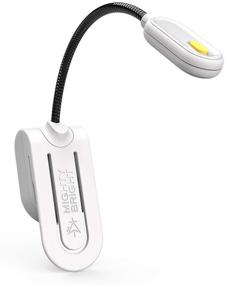 img 4 attached to 📚 The MiniFlex2 Book Light by Mighty Bright: Ultra Lightweight Reading Light, Portable Travel Light with 24-Hour Battery Life - Ideal for Kids, Bookworms, and Bedtime Reading (White)