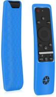 📱 thicken layer silicone remote case for samsung smart tv remote controller bn59 series - blue logo