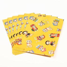 img 3 attached to 🐶 Central 23 Chihuahua Dog Wrapping Paper - 6 Sheets of Birthday Gift Wrap for Kids, Men, Women, Boys, and Girls - Adorable Puppy Dogs in Clothes - Recyclable Packaging