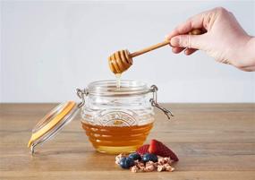 img 2 attached to 🍯 Honey Dipper in Kilner Jar - Fluid Ounces