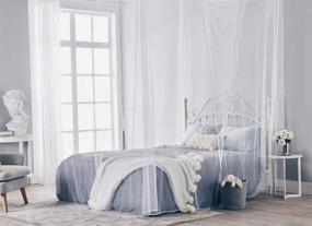 img 2 attached to 👑 Truedays Full/Queen/King Size Princess Canopy Mosquito Net Bed with Four Corner Posts