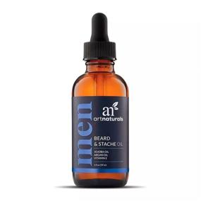 img 4 attached to 🧔 artnaturals Organic Beard Oil Conditioner for Men - Promotes Beard and Mustache Growth, Softens and Stops Itching - 100% Pure Unscented with Argan & Jojoba Oil - Treats Acne (2 Fl Oz / 60ml)