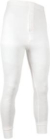 img 2 attached to 🔥 Stay Warm and Cozy: AMERICAN ACTIVE Men's Long Johns Thermal Base Layer Pants - Pack of 3"