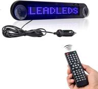 🔆 enhanced visibility with leadleds remote programmable scrolling message logo