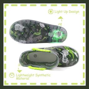 img 2 attached to Adorable Lightweight Dinosaur Boys' Shoes - Waterproof and Suitable for Outdoor Activities