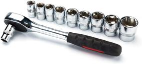 img 3 attached to 11 Piece MAXPOWER Metric Ratcheting Socket Set