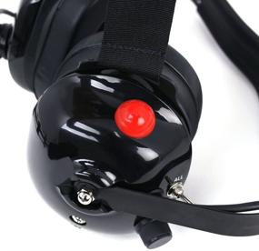 img 3 attached to 🏎️ Гарнитуры NASCAR Double-Talk X2: связываемые интерком-сканеры с двусторонней связью через наушники, микрофоном и кабелями, которые одеваются на уши.
