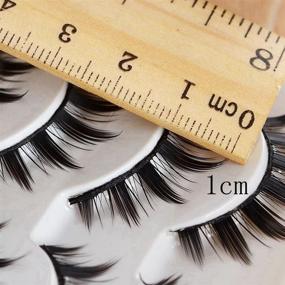 img 3 attached to 💥 DSLONG 5 Pairs False Eyelashes: Japanese Style Thick Eyelash Extensions for Elegant Cosplay Makeup