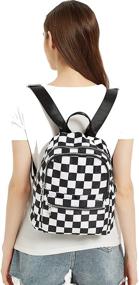 img 2 attached to 🎒 Мини-рюкзак-сумка из нейлона, водонепроницаемая, для женщин, для школы и путешествий.