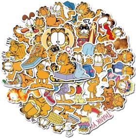 img 4 attached to 🐱 Garfield Cat The Movie Stickers: 50 Pack of Cute, Waterproof, Aesthetic, and Trendy Stickers for Teens - Perfect for Water Bottles, Laptops, Phones, and Travel