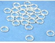 🔗 pack of 25 5mm sterling silver split rings for charm bead assembly logo