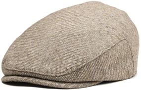 img 4 attached to 🧢 JANGOUL Herringbone Newsboy Infant Toddler Boys' Hats & Caps Accessories