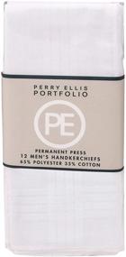 img 1 attached to 👔 Perry Ellis Handkerchief with Long-lasting Press Effect