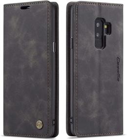 img 4 attached to Samsung Galaxy Magnetic Protective Leather Cell Phones & Accessories for Cases, Holsters & Clips