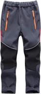 👖 toomett kids snow cargo pants: stylish outdoor insulated pants for boys and girls логотип