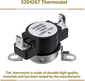 img 1 attached to 🔥 Monkemon 134792700 Dryer Heating Element, 137032600 Thermal Limiter & 3204267 Thermostat - Compatible with Electrolux Frigidaire Dryers. Replacement Parts for PS2349309, AP4368653, AP4368739, PS2349395 & AP21314