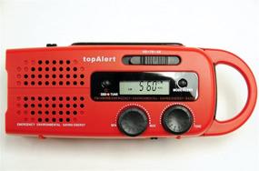 img 3 attached to 📻 Stay Prepared with the topAlert MD-019: Emergency AM/FM/WB/NOAA Alert LCD Solar Hand Crank Weather Alert Radio