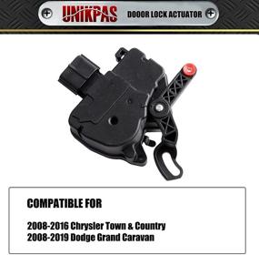 img 2 attached to 🔒 2008-2019 Dodge Grand Caravan Passenger Side Right Sliding Door Lock Actuator (5020678AA); Compatible with 2008-2017 Chrysler Town & Country