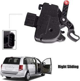 img 4 attached to 🔒 2008-2019 Dodge Grand Caravan Passenger Side Right Sliding Door Lock Actuator (5020678AA); Compatible with 2008-2017 Chrysler Town & Country