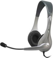 cyber acoustics ac-851b usb stereo headset: immersive audio experience logo