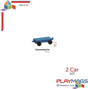 img 1 attached to 🚗 Enhanced Playmags Stronger Car Set: Exciting Pieces for Endless Fun