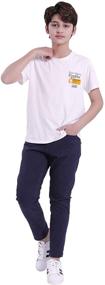 img 1 attached to 👖 Stretchable Skinny Fashion Jeans for Boys - GINGTTO