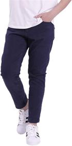 img 3 attached to 👖 Stretchable Skinny Fashion Jeans for Boys - GINGTTO