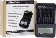 ⚡ liitokala lii-500 battery charger: lcd display for testing 18650, 26650, aa, aaa battery capacity logo