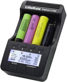 img 3 attached to ⚡ LiitoKala Lii-500 Battery Charger: LCD Display for Testing 18650, 26650, AA, AAA Battery Capacity