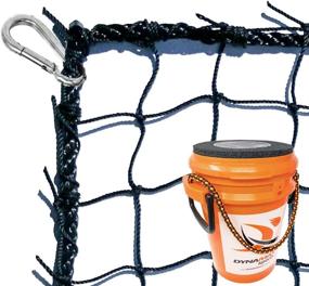 img 1 attached to 🔒 Just For Nets JFN #18 Twisted Knotted Nylon Baseball Backstop Net: A Reliable and Durable Solution