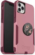 📱 protection and style: otterbox commuter series case + popsockets popgrip bundle for iphone 11 pro max logo